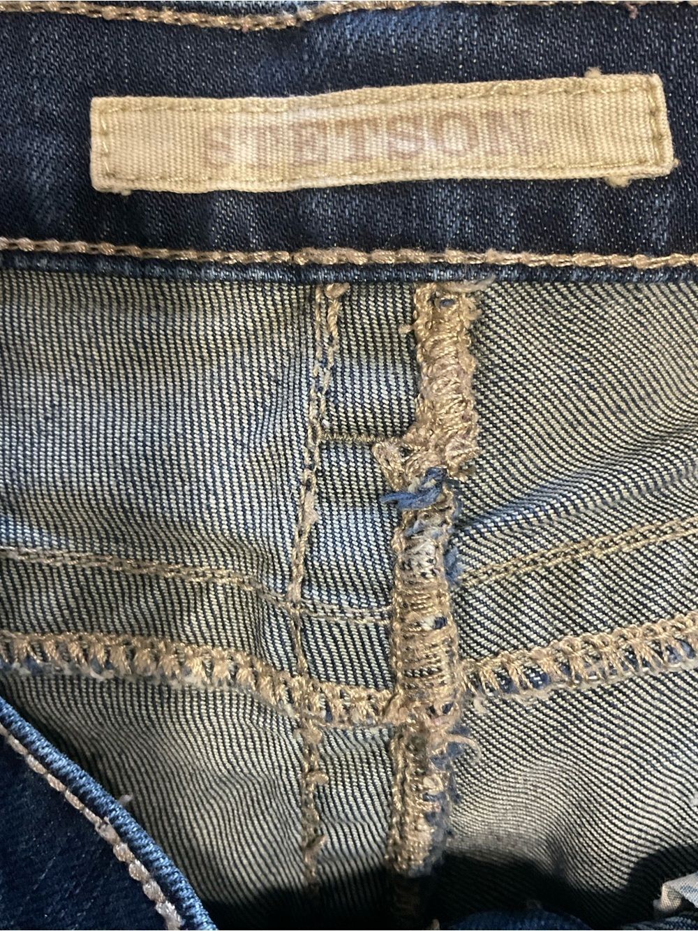 Stetson Dark Blue Women's Cropped Jeans Sz 12 - Picture 9 of 11